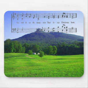 GEHEN SIE SAGEN ES AUF DEM MOUNTAIN-MOUSEPAD MOUSEPAD