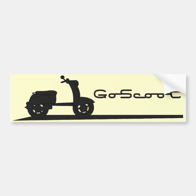 Gehen Sie Scoot Autoaufkleber (Vorne)