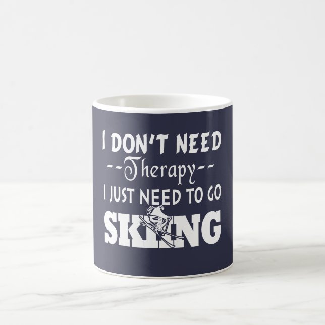 GEHEN SIE SKI ZU FAHREN KAFFEETASSE (Mittel)