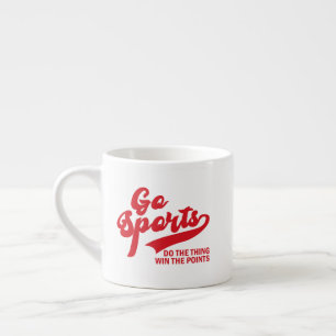Gehen Sie Sport Machen Sie Das Ding Gewinnen Sie D Espressotasse
