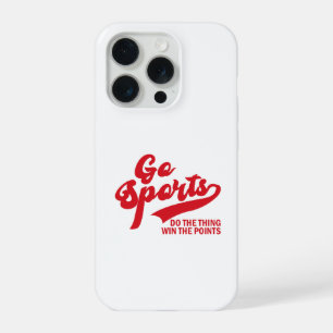 Gehen Sie Sport Machen Sie Das Ding Gewinnen Sie D iPhone 15 Pro Hülle