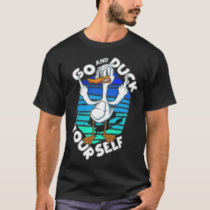 Gehen Sie und tauchen Sie sich lustige Ente Tierli T-Shirt
