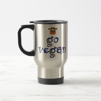 Gehen Sie vegan Reisebecher
