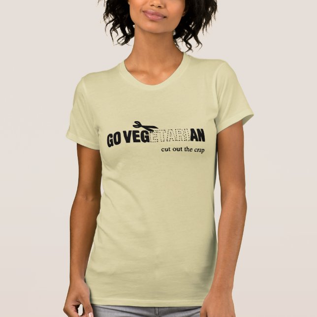 Gehen Sie vegan T-Shirt (Vorderseite)