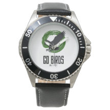 Gehen Sie Vögel Japanischer Stil Uhr