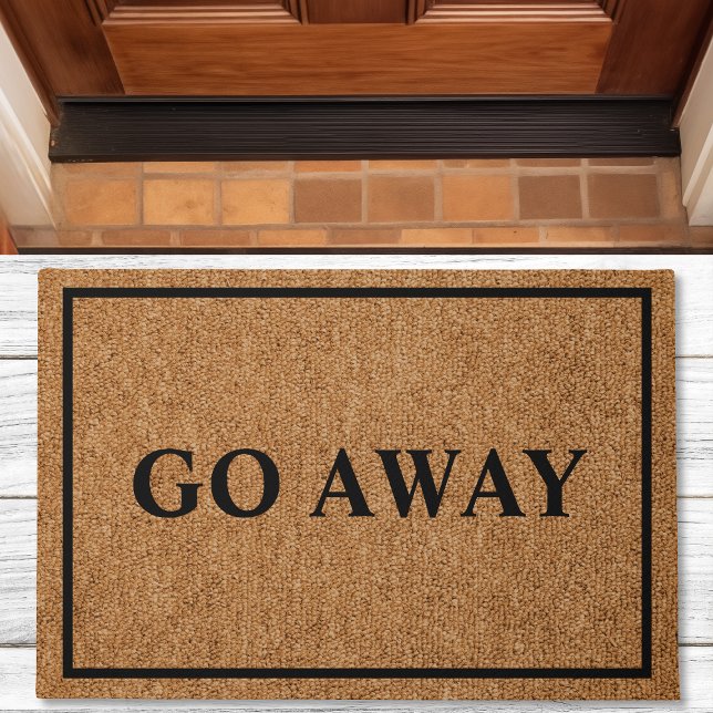 Gehen Sie von Custom Introvert Funny Doormat weg Fußmatte (Von Creator hochgeladen)