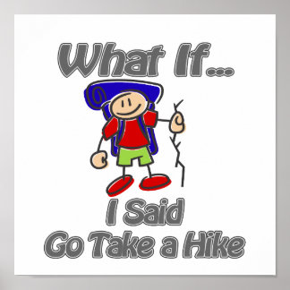 Gehen Sie wandern Poster
