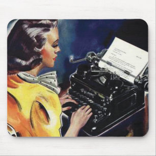 Gehen Sie weg! Ich schreibe! Mousepad