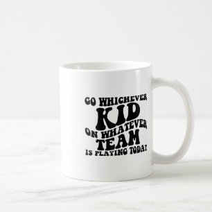 Gehen Sie, welches Kind spielt, welches Team auch Kaffeetasse