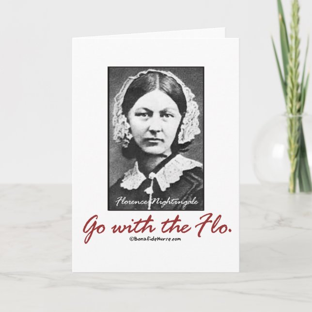 Gehen Sie zu Florence Nightingale Karte (Vorderseite)