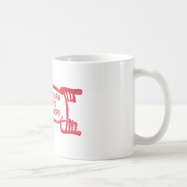 Gehen Sie zum Absender zurück Kaffeetasse (Rechts)