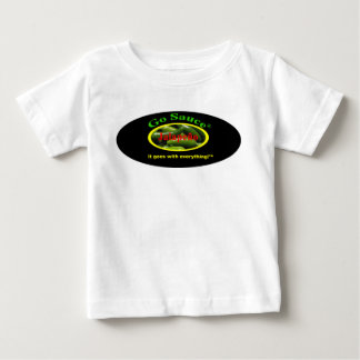 Gehen Soße-Baby-T - Shirt