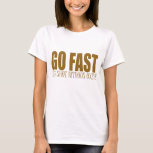gehen Stickstoff-Monoxid Laufen schnelles T-Shirt