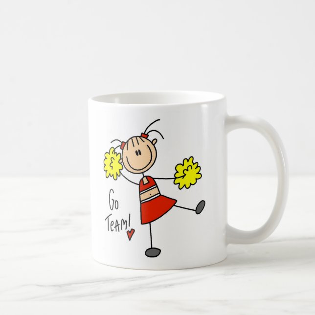 Gehen Team-Cheerleader-Tasse Kaffeetasse (Rechts)