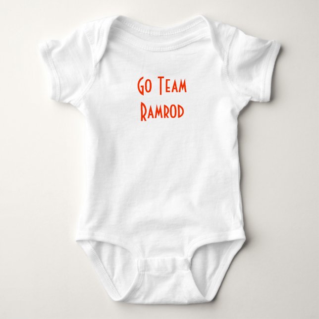 Gehen TeamRamrod Baby Strampler (Vorderseite)