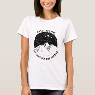 gehen über die Grafik sind phantastisch Vintage Na T-Shirt
