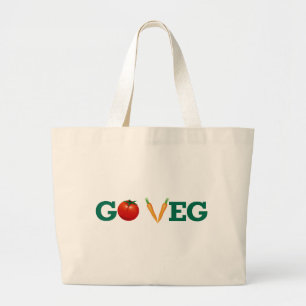 Gehen Veg Taschen-Tasche Jumbo Stoffbeutel