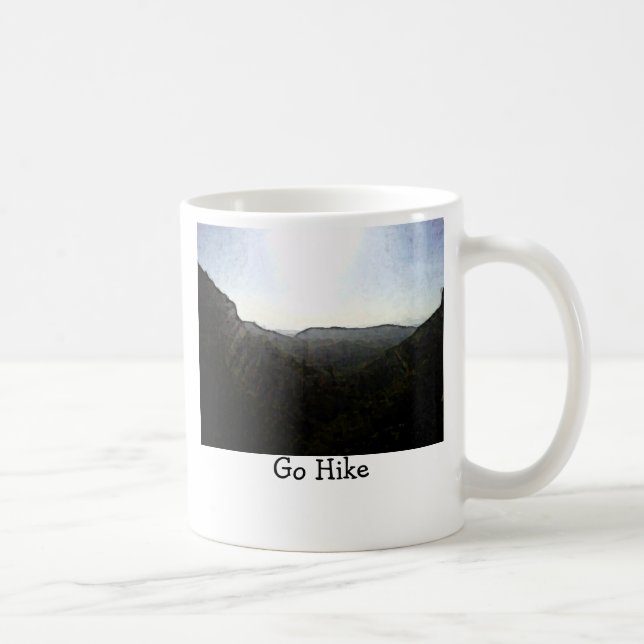 Gehen Wanderungs-Tasse Kaffeetasse (Rechts)