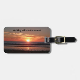 Gehen weg in den gepäckanhänger