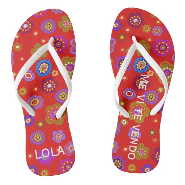 Gehen wir die Wolle playa? Hier die Sandalen! Flip Flops (Fußbett)