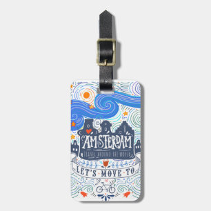 Gehen wir nach Amsterdam Gepäckanhänger