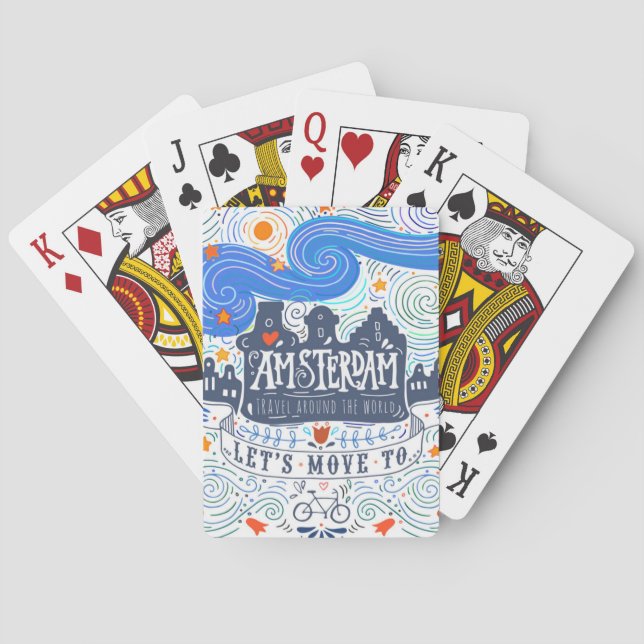 Gehen wir nach Amsterdam Spielkarten (Rückseite)