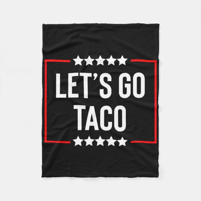 Gehen wir Taco 14 Fleecedecke (Vorderseite)