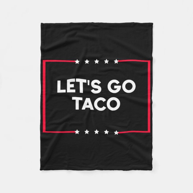 Gehen wir Taco 7 Fleecedecke (Vorderseite)