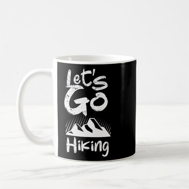 Gehen wir Wandern Camping Outdoor Wanderung Kaffeetasse (Links)