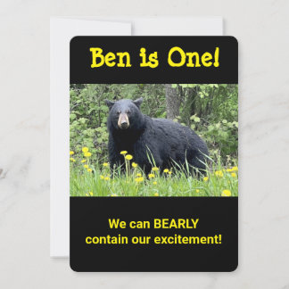 Gehen wir zum TierZoo zum ersten Geburtstag Einladung