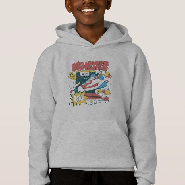 Gehen wir zurück zu den 90er Jahren - Retro-Elemen Hoodie (Vorderseite)