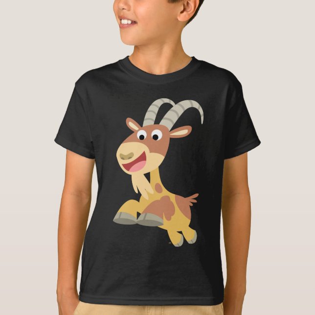 Gehen Ziege!! (niedliche Cartoonziege) KinderT - T-Shirt (Vorderseite)