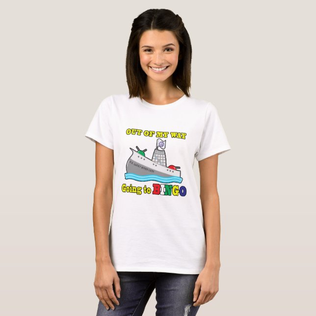 Gehen zum Bingo T-Shirt (Vorne ganz)