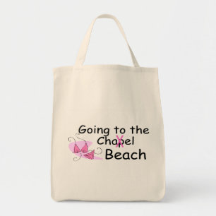 Gehen zum Strand (Badeanzug) Tragetasche