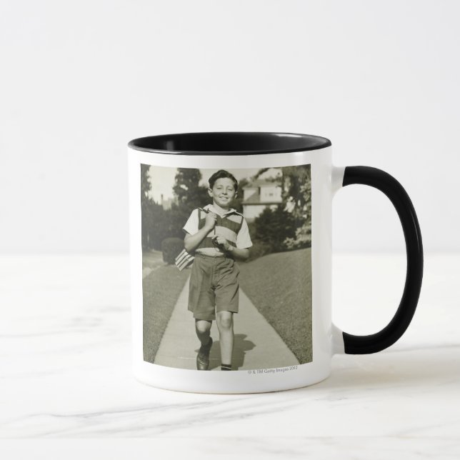 Gehen zur Schule Tasse (Rechts)