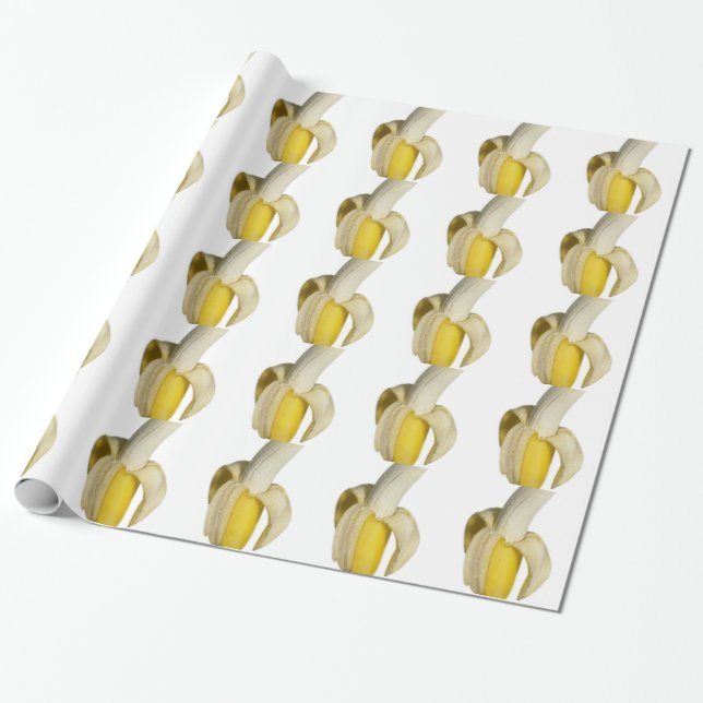Gehende Bananen Geschenkpapier (Ungerollt)