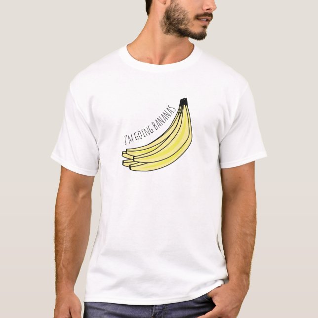 Gehende Bananen T-Shirt (Vorderseite)