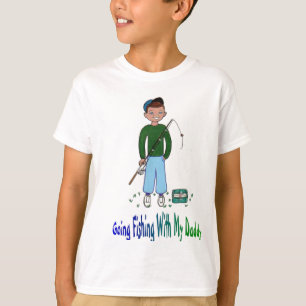 Gehende Fischerei mit Vati T-Shirt