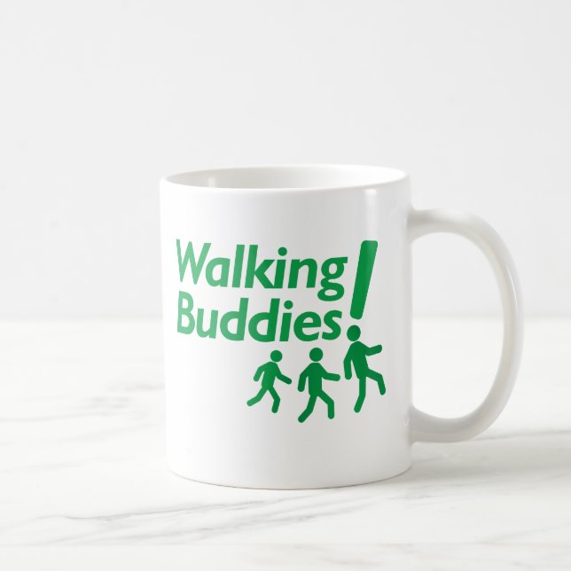 GEHENDE FREUNDE Motivation zum zu gehen Kaffeetasse (Rechts)