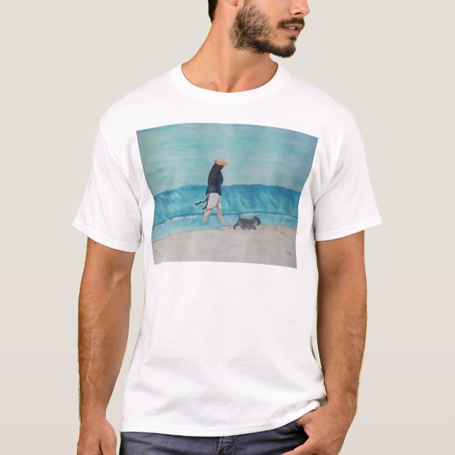 Gehende Freunde T-Shirt (Vorderseite)