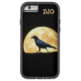 Gehende Krähe und super Vollmond Case-Mate iPhone Hülle