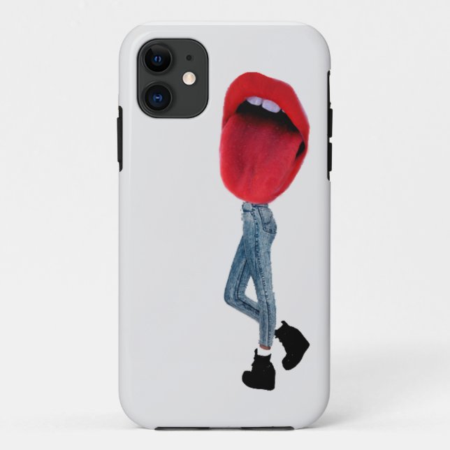 Gehende Lippen Case-Mate iPhone Hülle (Rückseite)