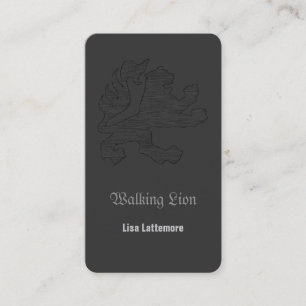 Gehende Löwe-Karte Visitenkarte