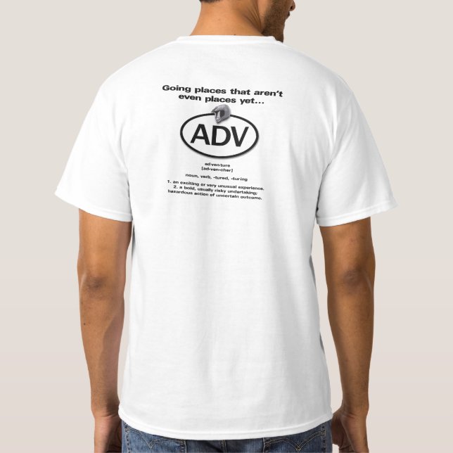 Gehende Plätze T-Shirt (Rückseite)