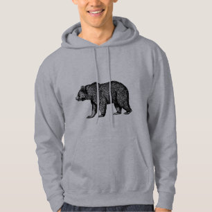 Gehender Grizzlybär Hoodie