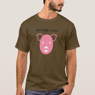 Gehender grundlegender dunkler T - Shirt des