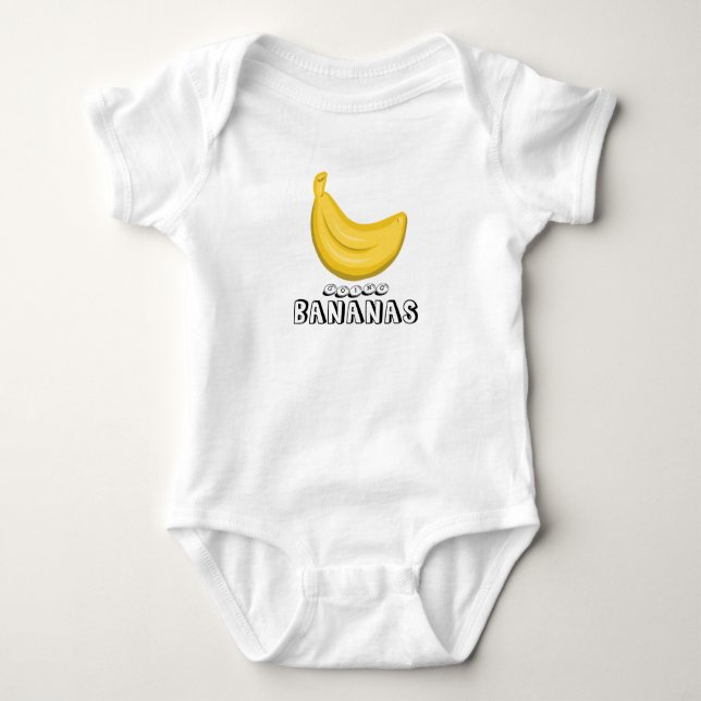 Gehendes Bananen-Logo Baby Strampler (Vorderseite)