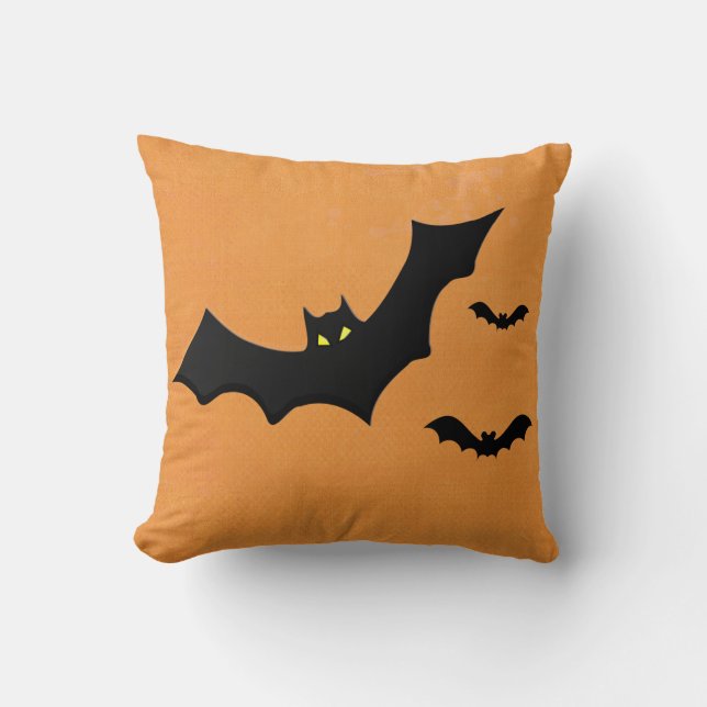 Gehendes beklopptes Halloween-Kissen Kissen (Vorderseite)