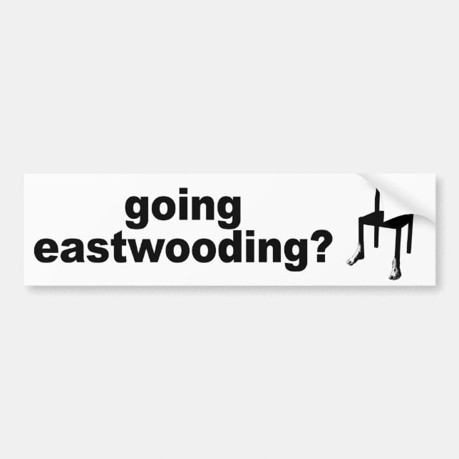 Gehendes Eastwooding? Autoaufkleber (Vorne)