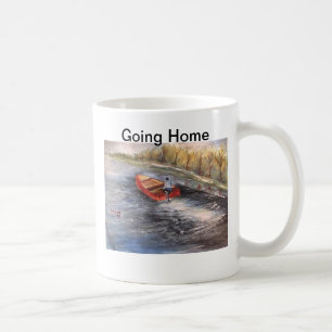 Gehendes Zuhause Kaffeetasse